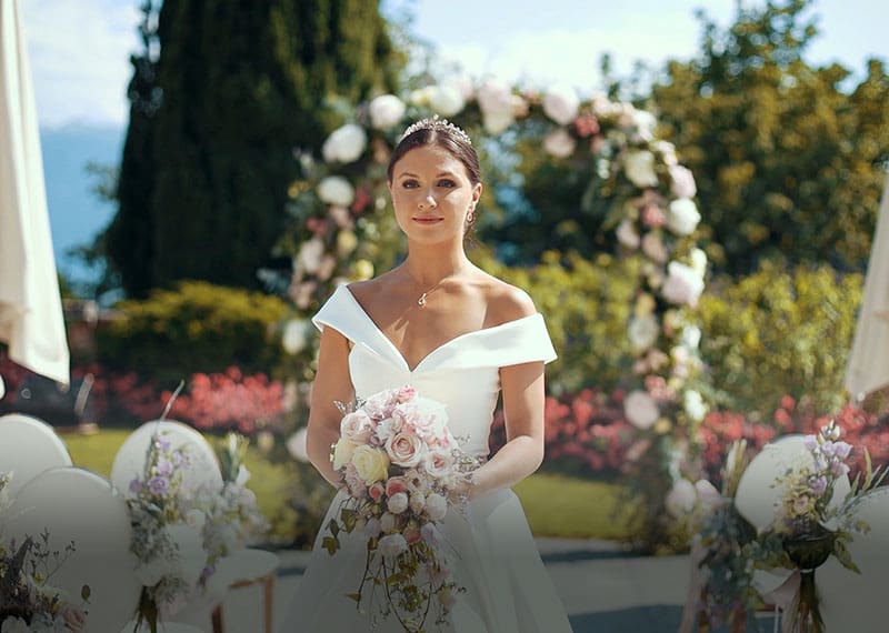 Свадебный видеограф в Швейцарии, свадьба в Швейцарии у реки, свадебное видео