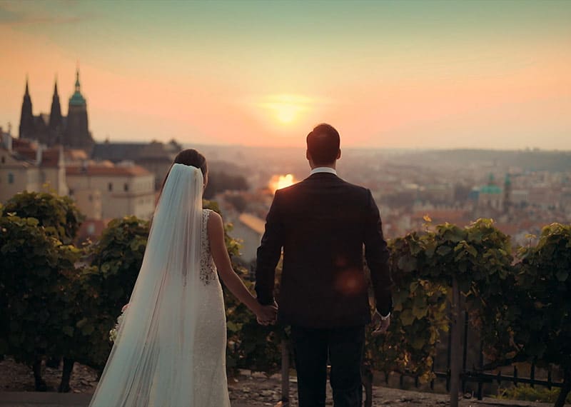 Wedding highlights video in Prague
