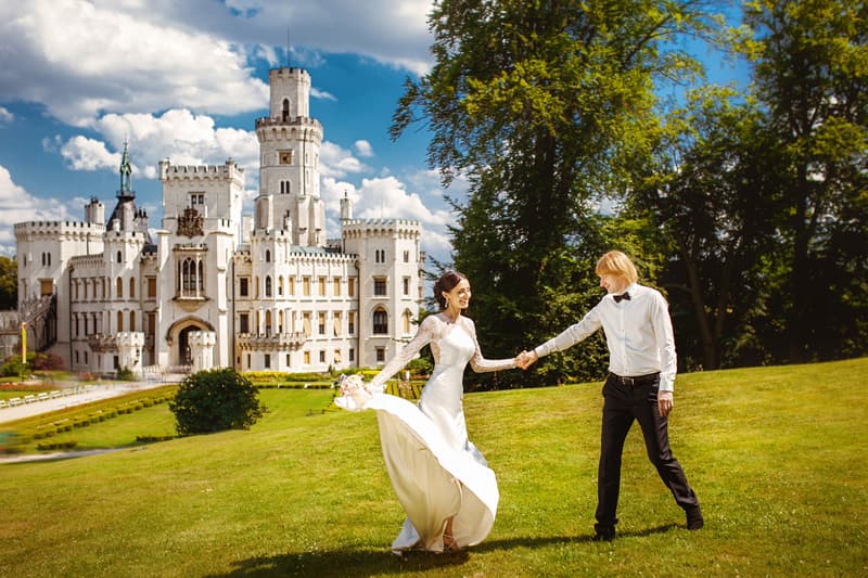 Wedding in Castles, Czech Republic